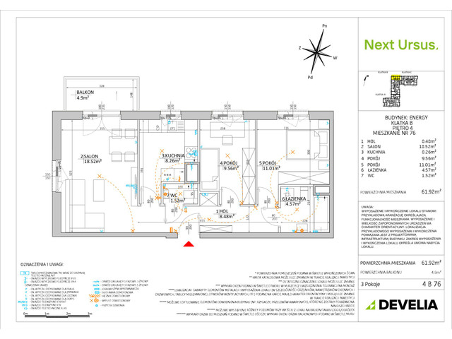 Mieszkanie w inwestycji Next Ursus, symbol NU-Energy-LM-4.B.76 » nportal.pl