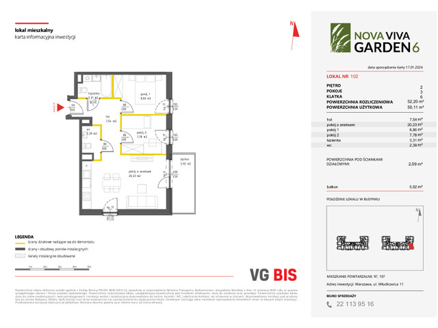 Mieszkanie w inwestycji NOVA VIVA GARDEN, symbol 6_A_102 » nportal.pl