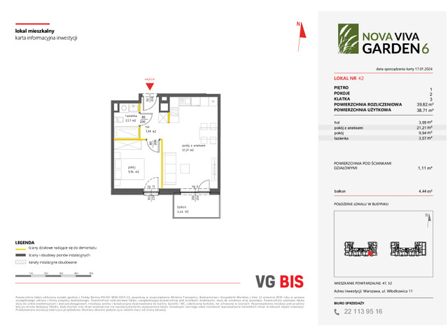 Mieszkanie w inwestycji NOVA VIVA GARDEN, symbol 6_A_42 » nportal.pl