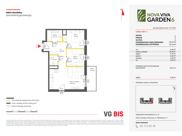 Mieszkanie w inwestycji NOVA VIVA GARDEN, symbol 6_A_51 » nportal.pl