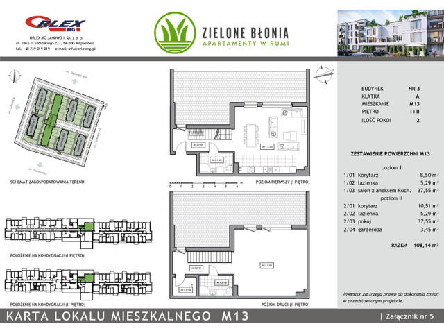 Mieszkanie w inwestycji RUMIA ZIELONE BŁONIA ETAP II, symbol 18A/M13 » nportal.pl