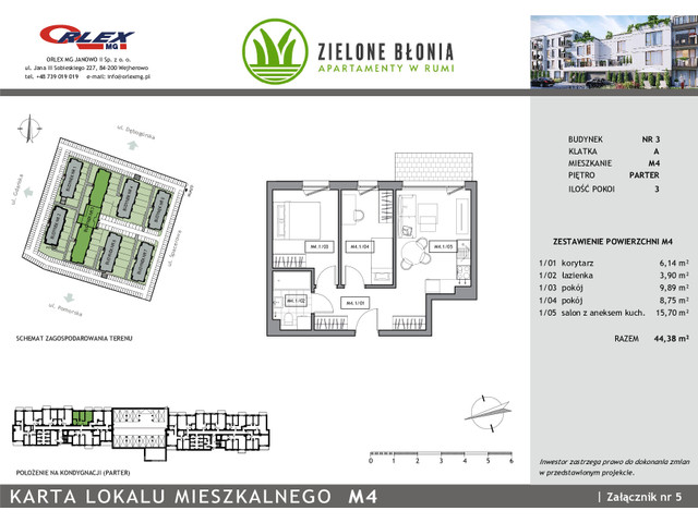 Mieszkanie w inwestycji RUMIA ZIELONE BŁONIA ETAP II, symbol 18A/M4 » nportal.pl