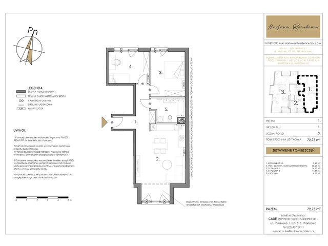 Mieszkanie w inwestycji Harfowa Residence, symbol 1.1 » nportal.pl