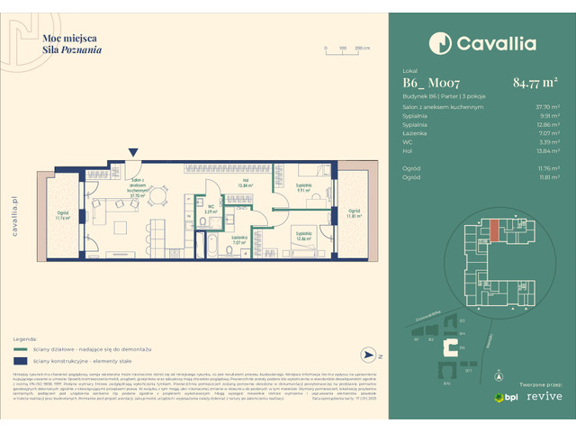 Mieszkanie w inwestycji Cavallia, symbol B6_M007 » nportal.pl