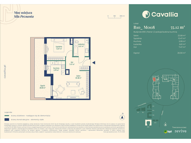 Mieszkanie w inwestycji Cavallia, symbol B10_M008 » nportal.pl