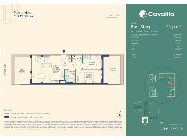 Mieszkanie w inwestycji Cavallia, symbol B10_M015 » nportal.pl