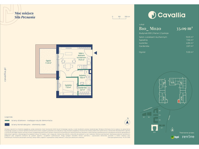 Mieszkanie w inwestycji Cavallia, symbol B10_M020 » nportal.pl