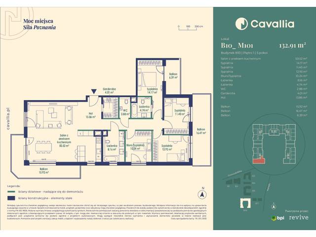 Mieszkanie w inwestycji Cavallia, symbol B10_M101 » nportal.pl