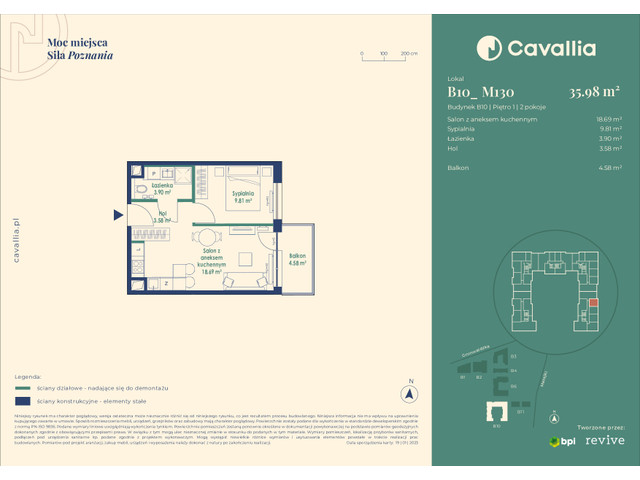 Mieszkanie w inwestycji Cavallia, symbol B10_M130 » nportal.pl