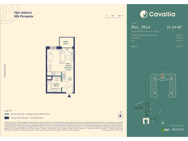 Mieszkanie w inwestycji Cavallia, symbol B10_M315 » nportal.pl