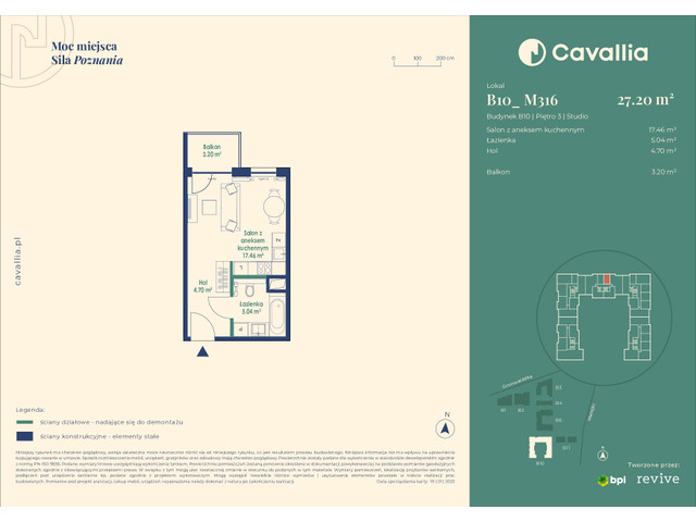 Mieszkanie w inwestycji Cavallia, symbol B10_M316 » nportal.pl