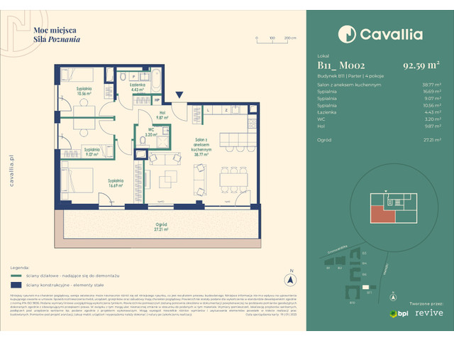 Mieszkanie w inwestycji Cavallia, symbol B11_M002 » nportal.pl