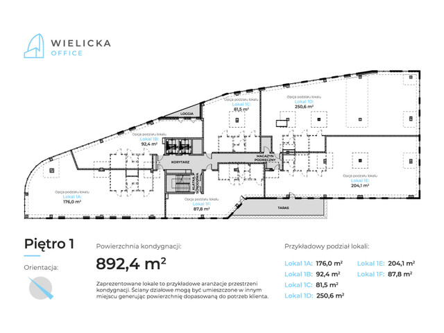 Komercyjne w inwestycji Wielicka Office, budynek Rezerwacja, symbol B01/1A » nportal.pl