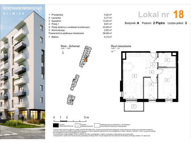 Mieszkanie w inwestycji Osiedle Kochanowskiego, symbol A-18 » nportal.pl