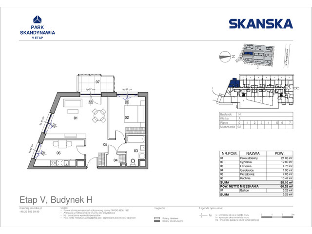 Mieszkanie w inwestycji Park Skandynawia V, symbol HA0002 » nportal.pl