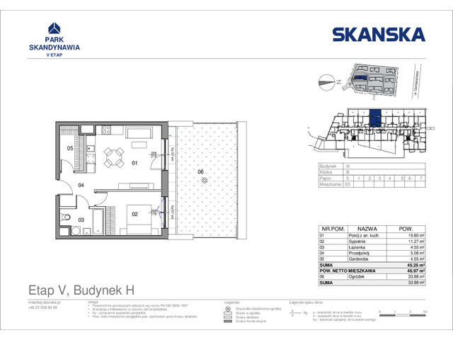 Mieszkanie w inwestycji Park Skandynawia V, symbol HB0003 » nportal.pl