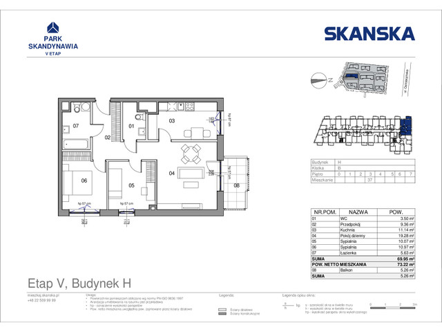 Mieszkanie w inwestycji Park Skandynawia V, symbol HB0337 » nportal.pl