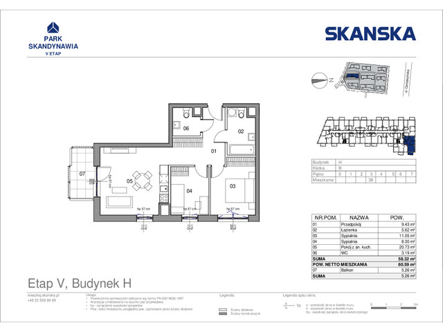 Mieszkanie w inwestycji Park Skandynawia V, symbol HB0338 » nportal.pl