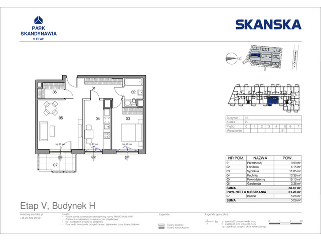 Mieszkanie w inwestycji Park Skandynawia V, symbol HB0551 » nportal.pl