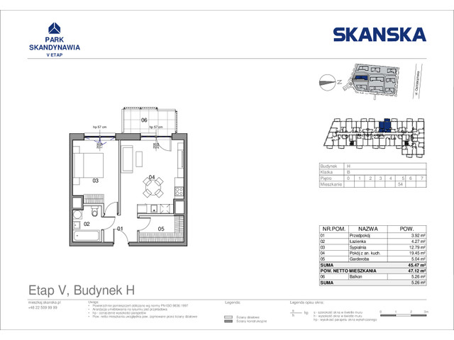 Mieszkanie w inwestycji Park Skandynawia V, symbol HB0554 » nportal.pl