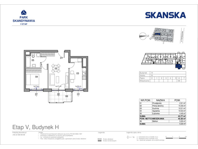 Mieszkanie w inwestycji Park Skandynawia V, symbol HB0668 » nportal.pl