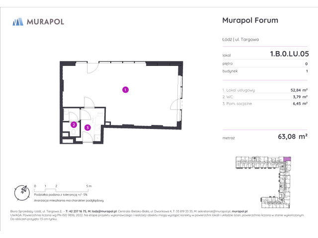 Komercyjne w inwestycji Murapol Forum, symbol 1.B.0.LU.05 » nportal.pl