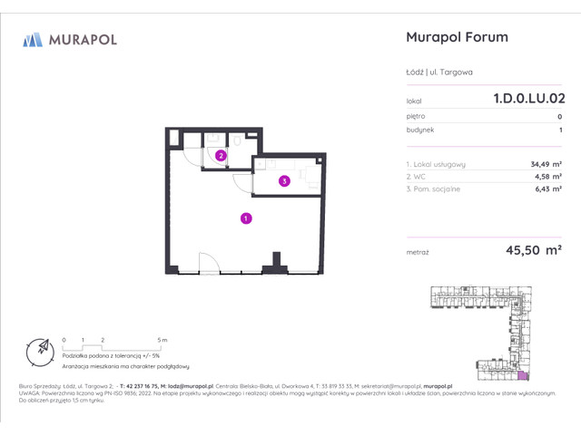 Komercyjne w inwestycji Murapol Forum, symbol 1.D.0.LU.02 » nportal.pl