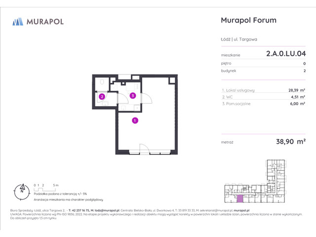 Komercyjne w inwestycji Murapol Forum, symbol 2.A.0.LU.04 » nportal.pl