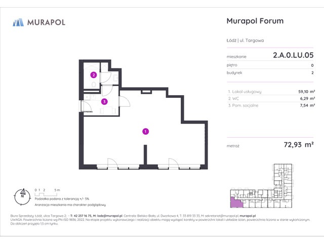 Komercyjne w inwestycji Murapol Forum, symbol 2.A.0.LU.05 » nportal.pl