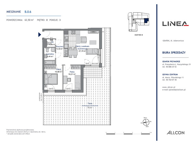 Mieszkanie w inwestycji LINEA, symbol B.0.6 » nportal.pl