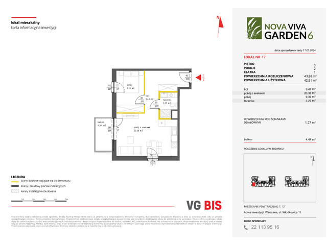 Mieszkanie w inwestycji NOVA VIVA GARDEN, symbol 6_A_17 » nportal.pl