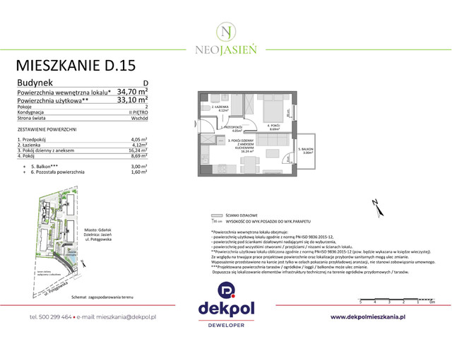 Mieszkanie w inwestycji Neo Jasień, symbol D15 » nportal.pl