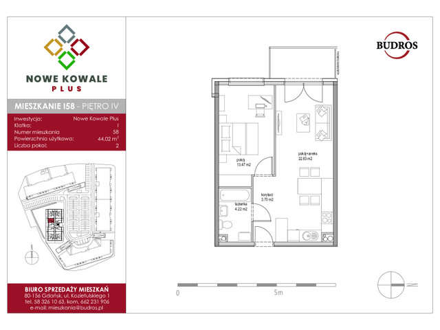 Mieszkanie w inwestycji Nowe Kowale Plus, symbol I58 » nportal.pl