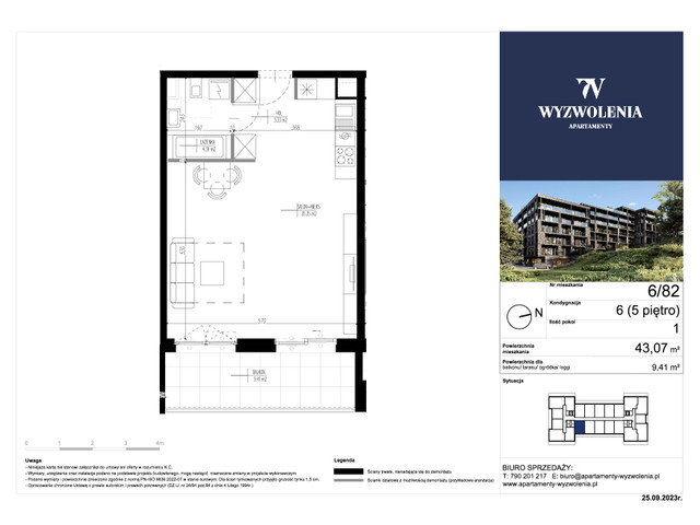 Mieszkanie w inwestycji Apartamenty Wyzwolenia, symbol 82 » nportal.pl