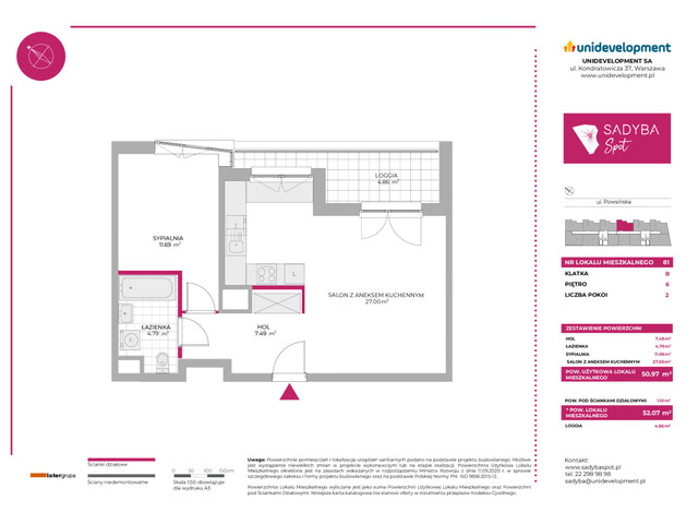 Mieszkanie w inwestycji Sadyba Spot, symbol 81 » nportal.pl