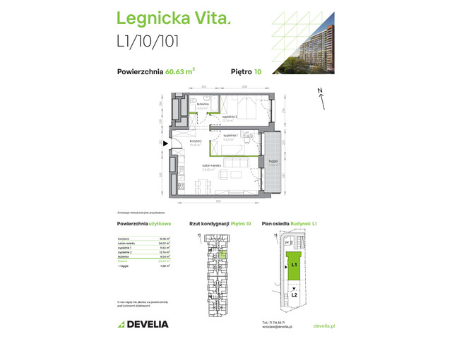Mieszkanie w inwestycji Legnicka Vita, symbol L1/10/101 » nportal.pl