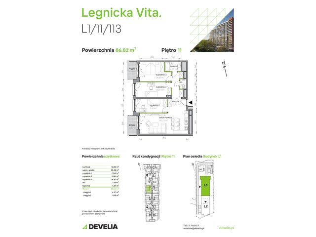 Mieszkanie w inwestycji Legnicka Vita, symbol L1/11/113 » nportal.pl
