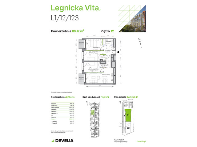 Mieszkanie w inwestycji Legnicka Vita, symbol L1/12/123 » nportal.pl