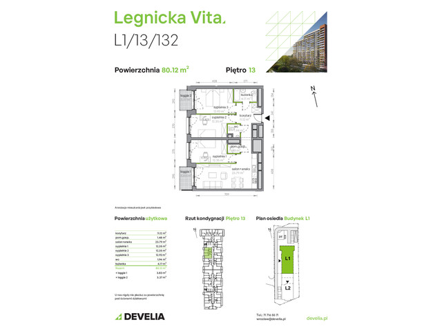 Mieszkanie w inwestycji Legnicka Vita, symbol L1/13/132 » nportal.pl