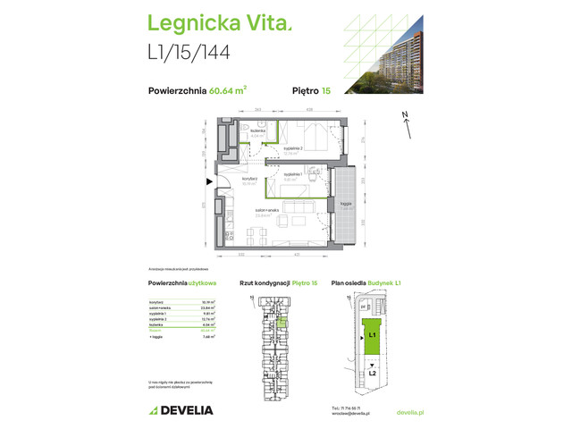 Mieszkanie w inwestycji Legnicka Vita, symbol L1/15/144 » nportal.pl