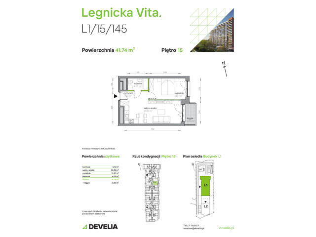 Mieszkanie w inwestycji Legnicka Vita, symbol L1/15/145 » nportal.pl