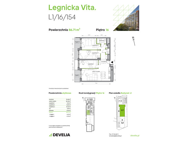 Mieszkanie w inwestycji Legnicka Vita, symbol L1/16/154 » nportal.pl