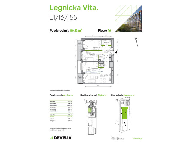 Mieszkanie w inwestycji Legnicka Vita, symbol L1/16/155 » nportal.pl