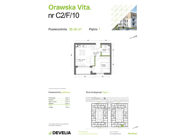 Mieszkanie w inwestycji Orawska Vita, symbol C2/F/10 » nportal.pl