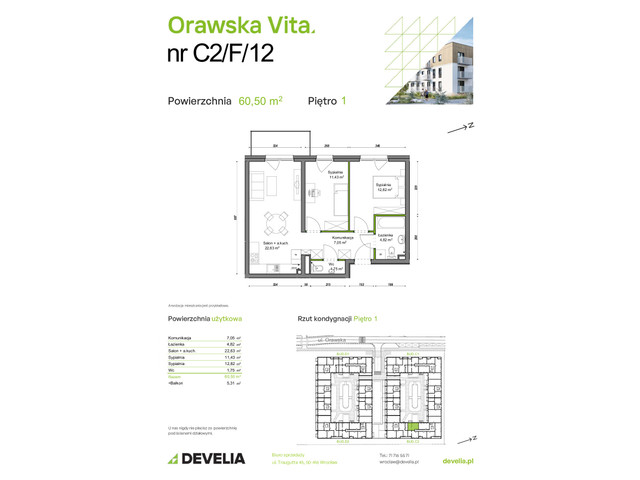 Mieszkanie w inwestycji Orawska Vita, symbol C2/F/12 » nportal.pl
