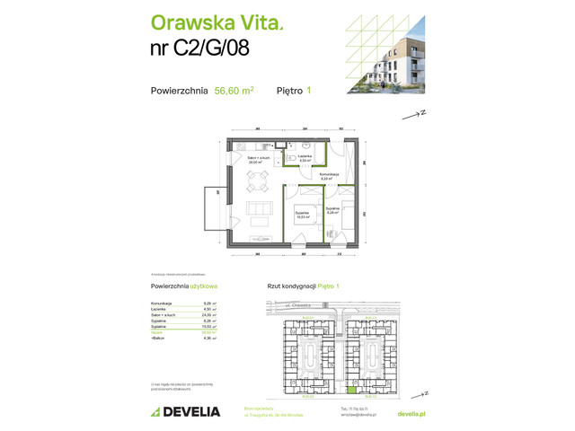 Mieszkanie w inwestycji Orawska Vita, symbol C2/G/08 » nportal.pl