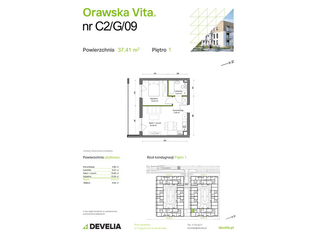Mieszkanie w inwestycji Orawska Vita, symbol C2/G/09 » nportal.pl