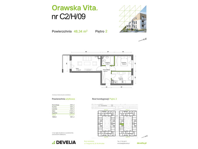 Mieszkanie w inwestycji Orawska Vita, symbol C2/H/09 » nportal.pl