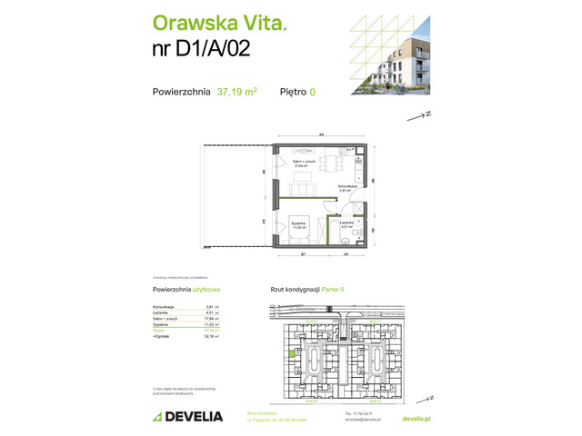 Mieszkanie w inwestycji Orawska Vita, symbol D1/A/02 » nportal.pl