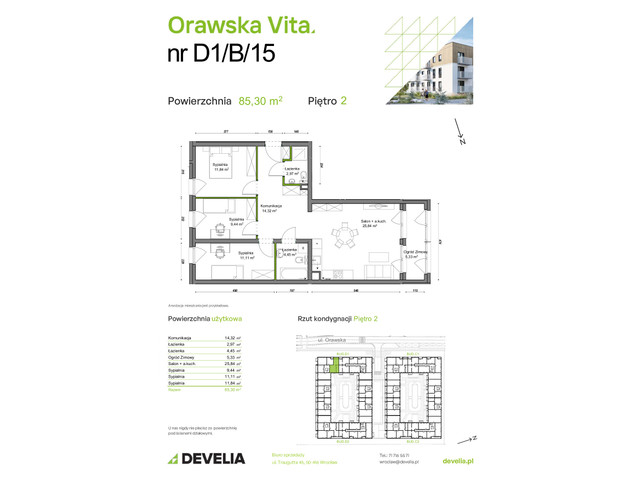 Mieszkanie w inwestycji Orawska Vita, symbol D1/B/15 » nportal.pl